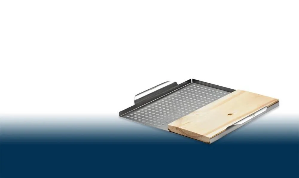 Napoleon Bbq 70027 Stainless Steel Multi-functional Topper with Cedar Plank