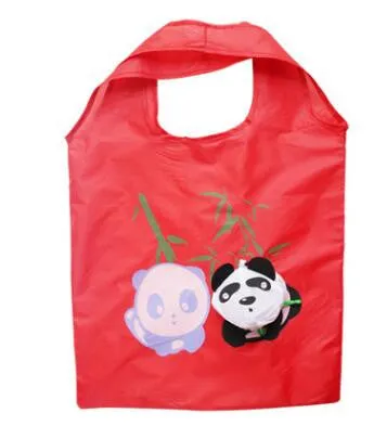 New Animals Cute Dog Useful Nylon Foldable Folding Eco Reusable Shopping Bags