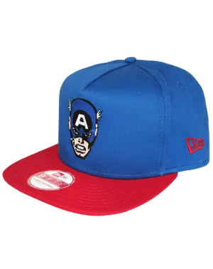 New Era 9Fifty Hero Face Captain America Snapback Cap