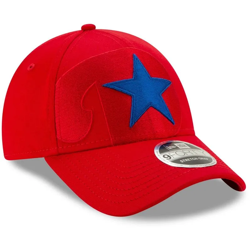 New Era Men's MLB Philadelphia Phillies Logo Elements Snapback 9FORTY Adjustable Cap