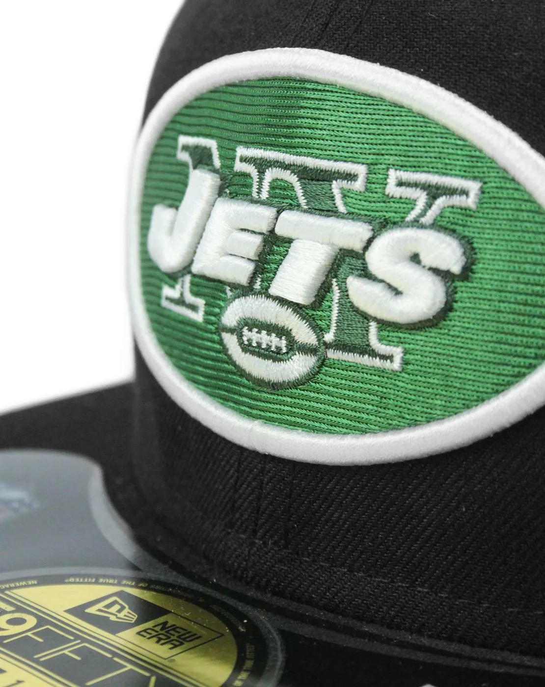 New Era NFL Unisex Black Fitted Flat Cap