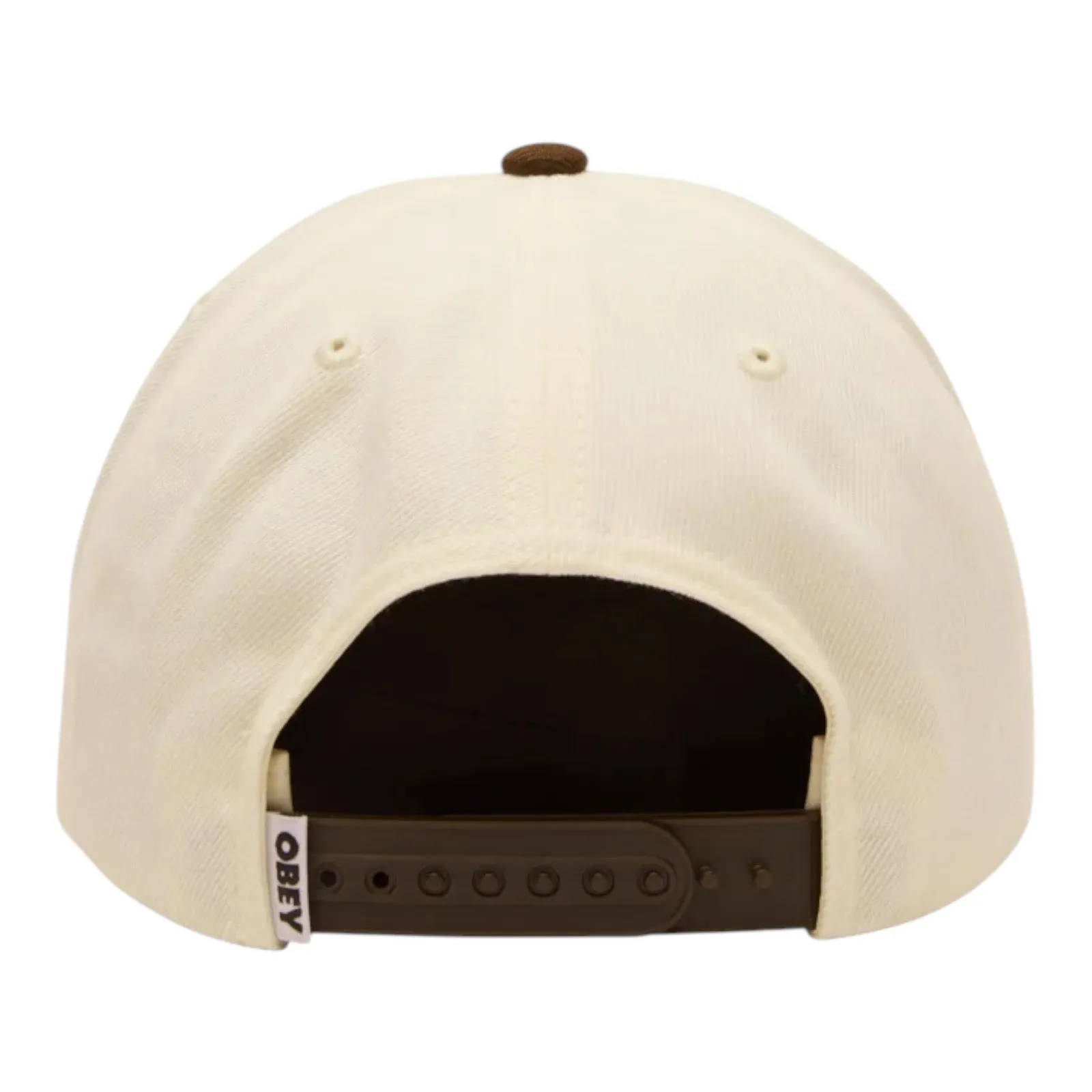 OBEY 2-TONE 6 PANEL SNAPBACK UNBLEACHED/MULTI