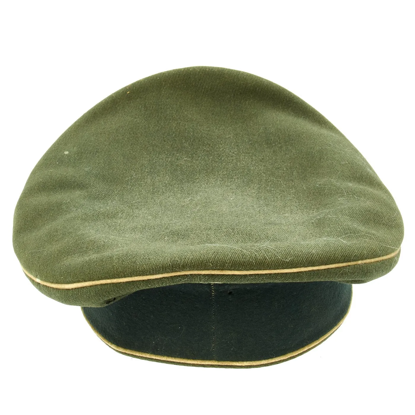 Original German WWII Army Heer Officer Simulated Crusher Visor Cap