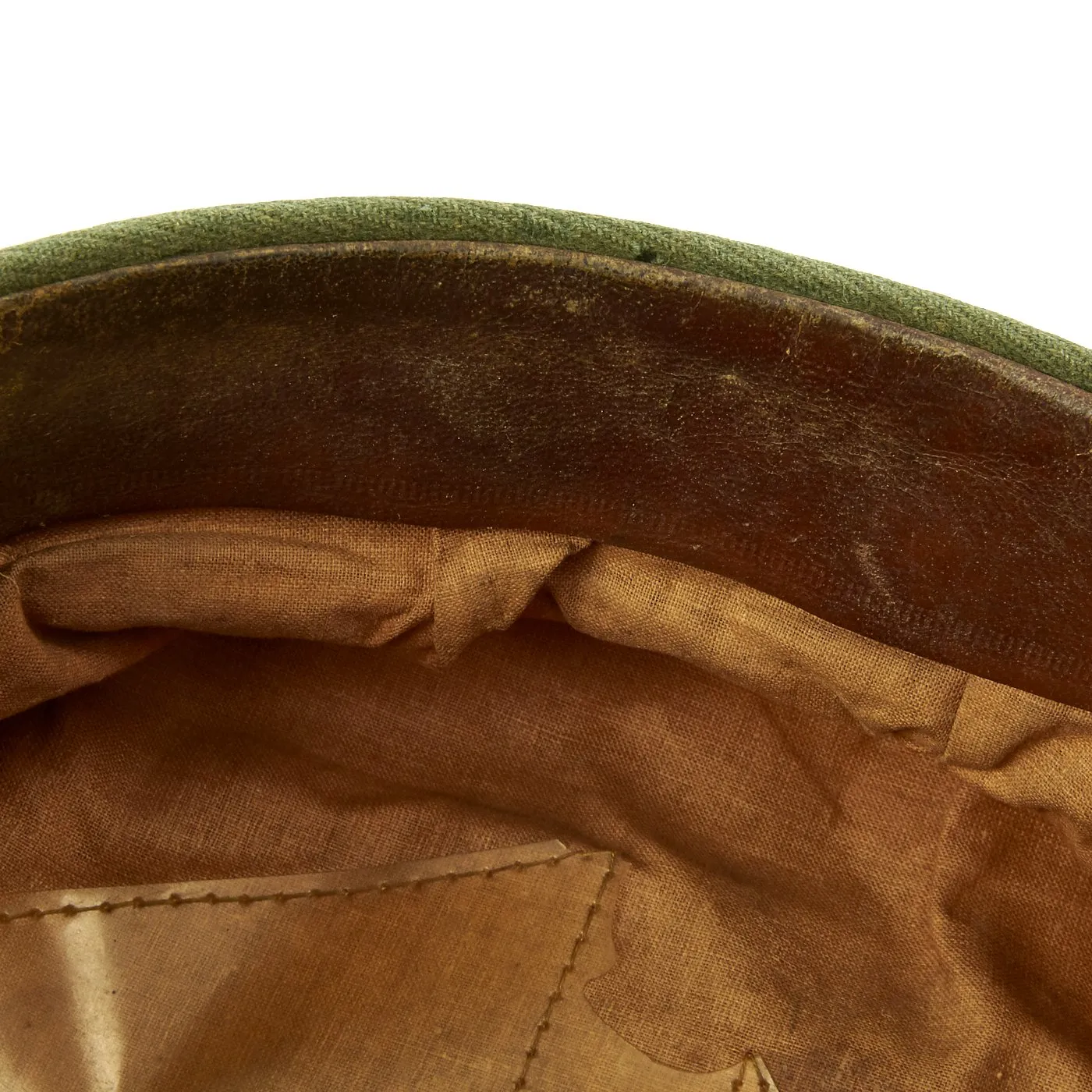 Original German WWII Army Heer Officer Simulated Crusher Visor Cap