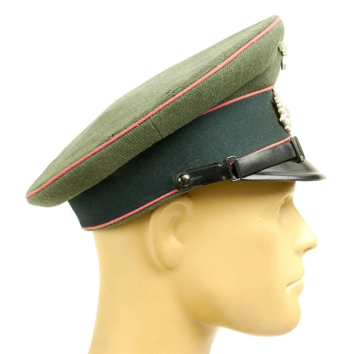 Original German WWII Heer Panzer NCO Peak Visor Cap by Clemens Wagner Dated 1938