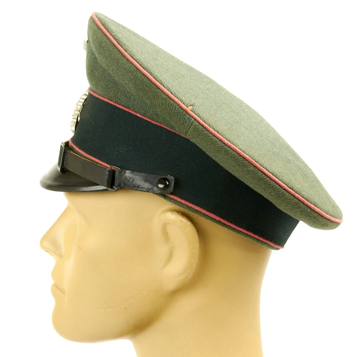 Original German WWII Heer Panzer NCO Peak Visor Cap by Clemens Wagner Dated 1938