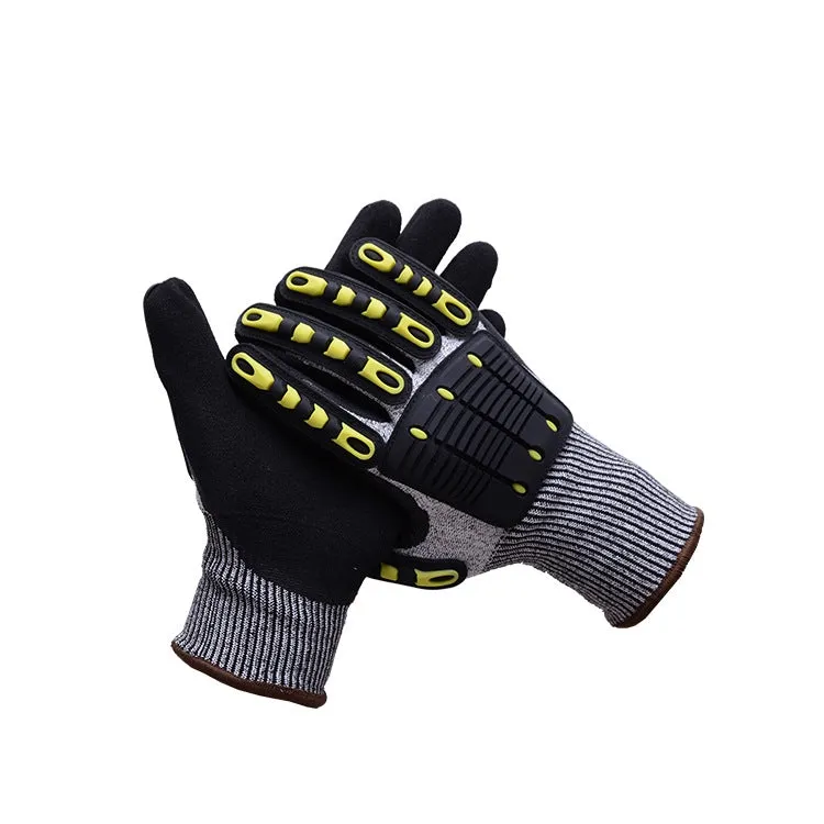 Outdoor Cycling TPR Cut-proof Wear-Resistant Gloves, Size: L(1008)