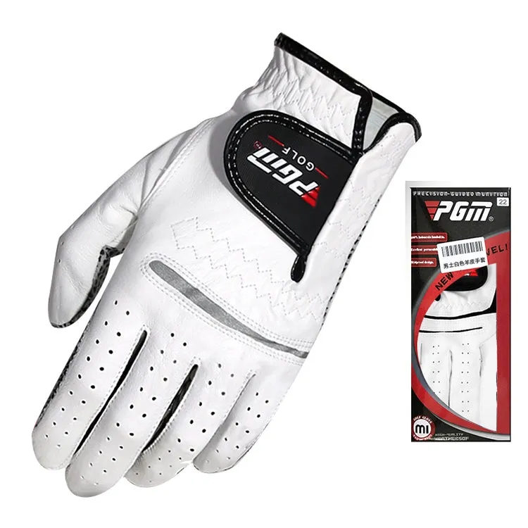 PGM Golf Sheepskin Anti-Slip Single Gloves for Men(Size: 26-Left Hand)