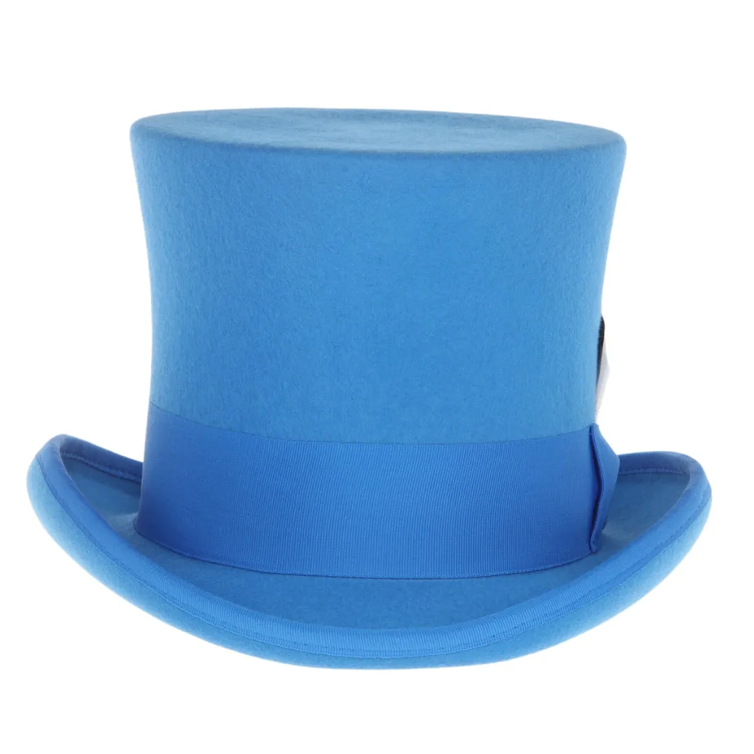 Premium Wool Royal Blue Top Hat