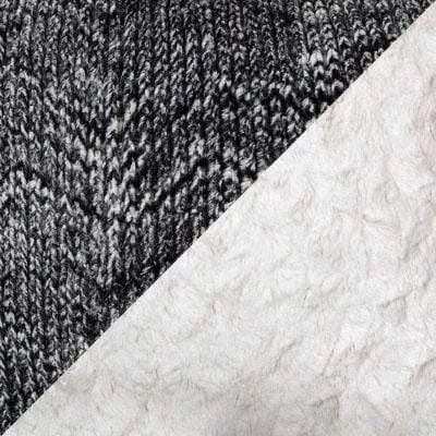 Pull-Thru Scarf - Cozy Cable Faux Fur