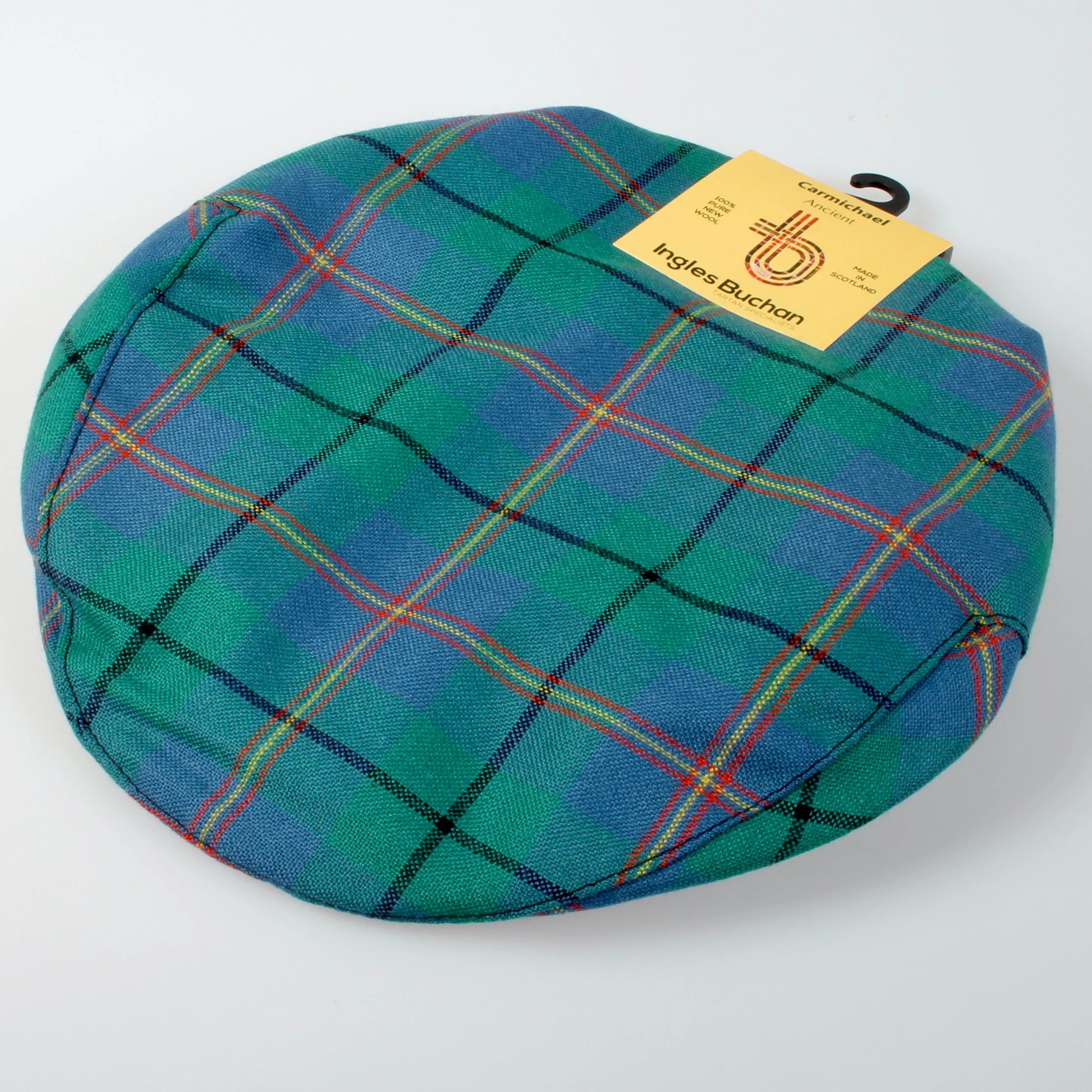 Pure Wool Golf Cap in Carmichael Ancient Tartan