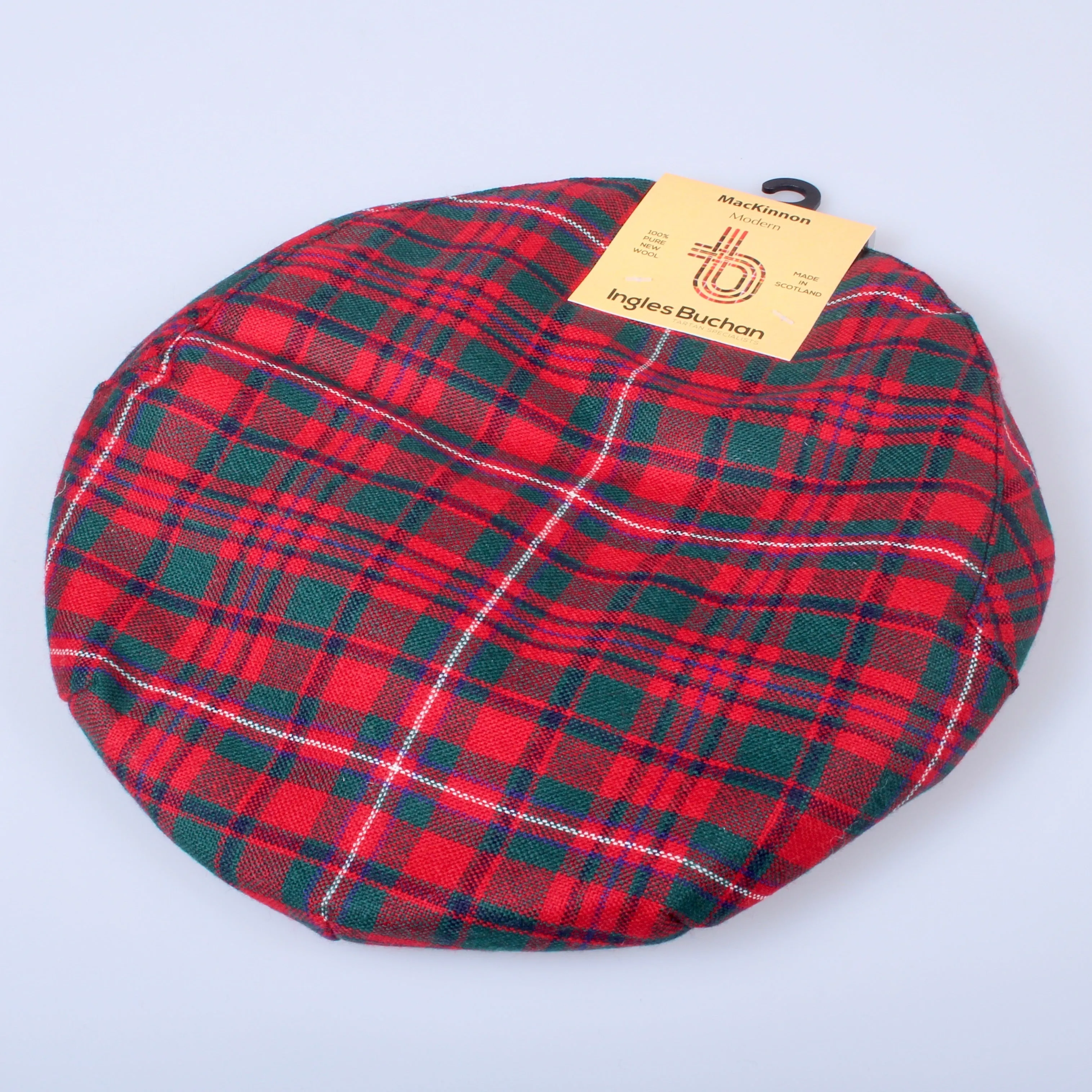 Pure Wool Golf Cap in MacKinnon Modern Tartan