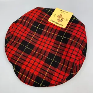 Pure Wool Golf Cap in MacQueen Modern Tartan