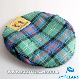 Pure Wool Golf Cap in Sutherland Old Ancient Tartan