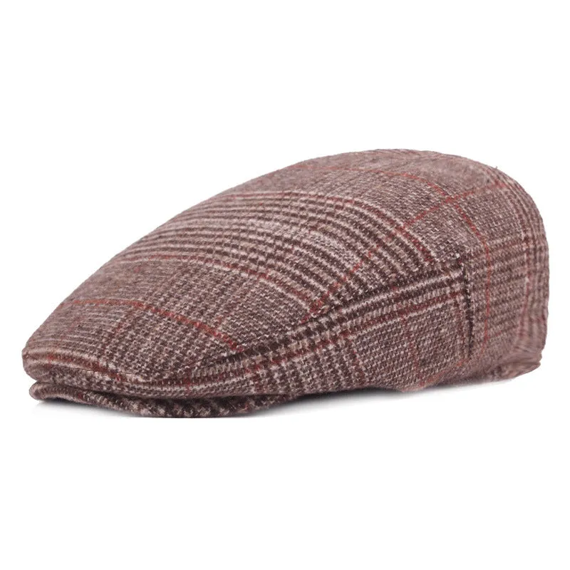 "Lacroix" Wool Flat Cap