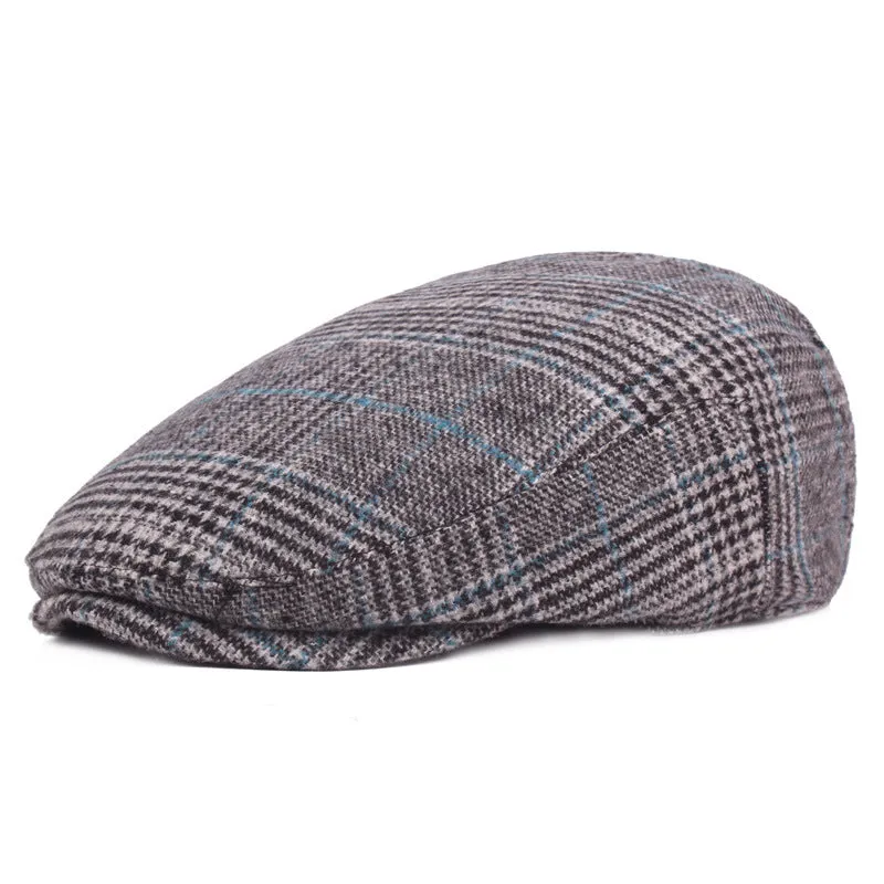 "Lacroix" Wool Flat Cap