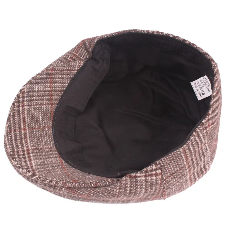 "Lacroix" Wool Flat Cap