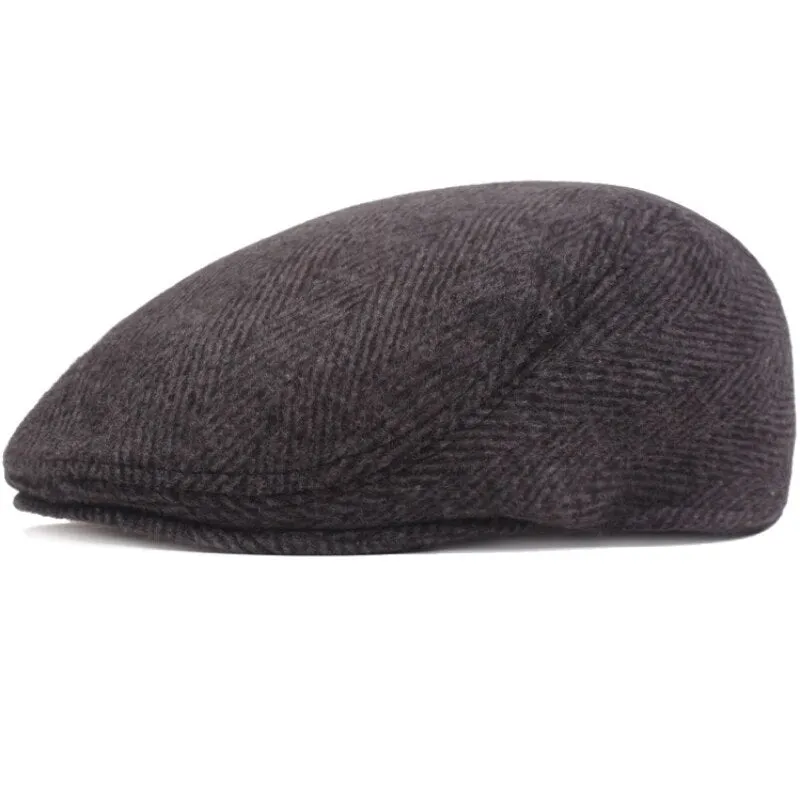 "Postdam" Wool Flat Cap