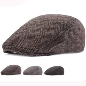 "Postdam" Wool Flat Cap