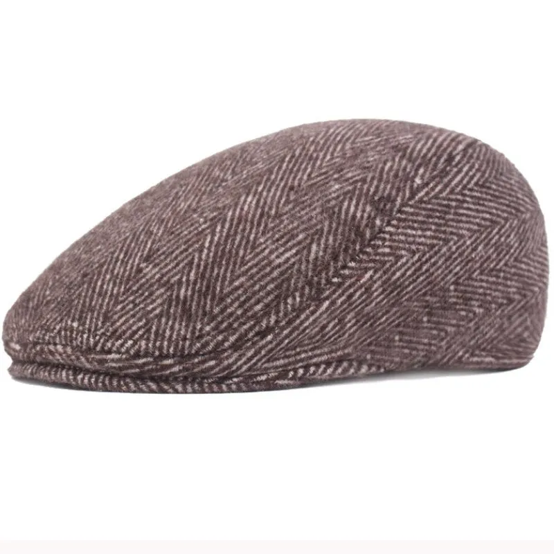 "Postdam" Wool Flat Cap