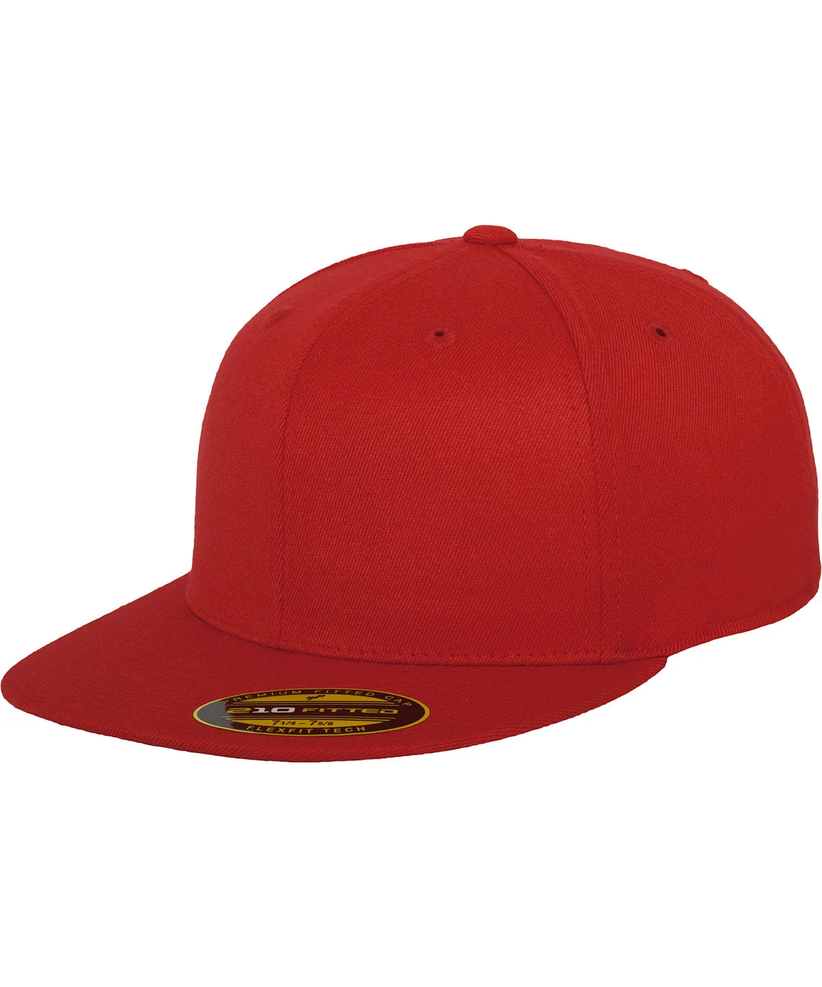 Red - Premium 210 fitted cap (6210)