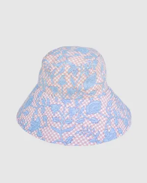 Reversible Wide Brim Bucket Hat