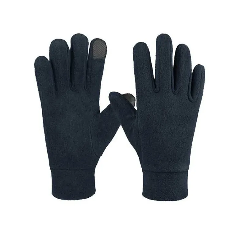 Rocker Fleece Winter Warm Anti-Slip Gloves Outdoor Riding Sports Gloves, Size: XL(Navy)