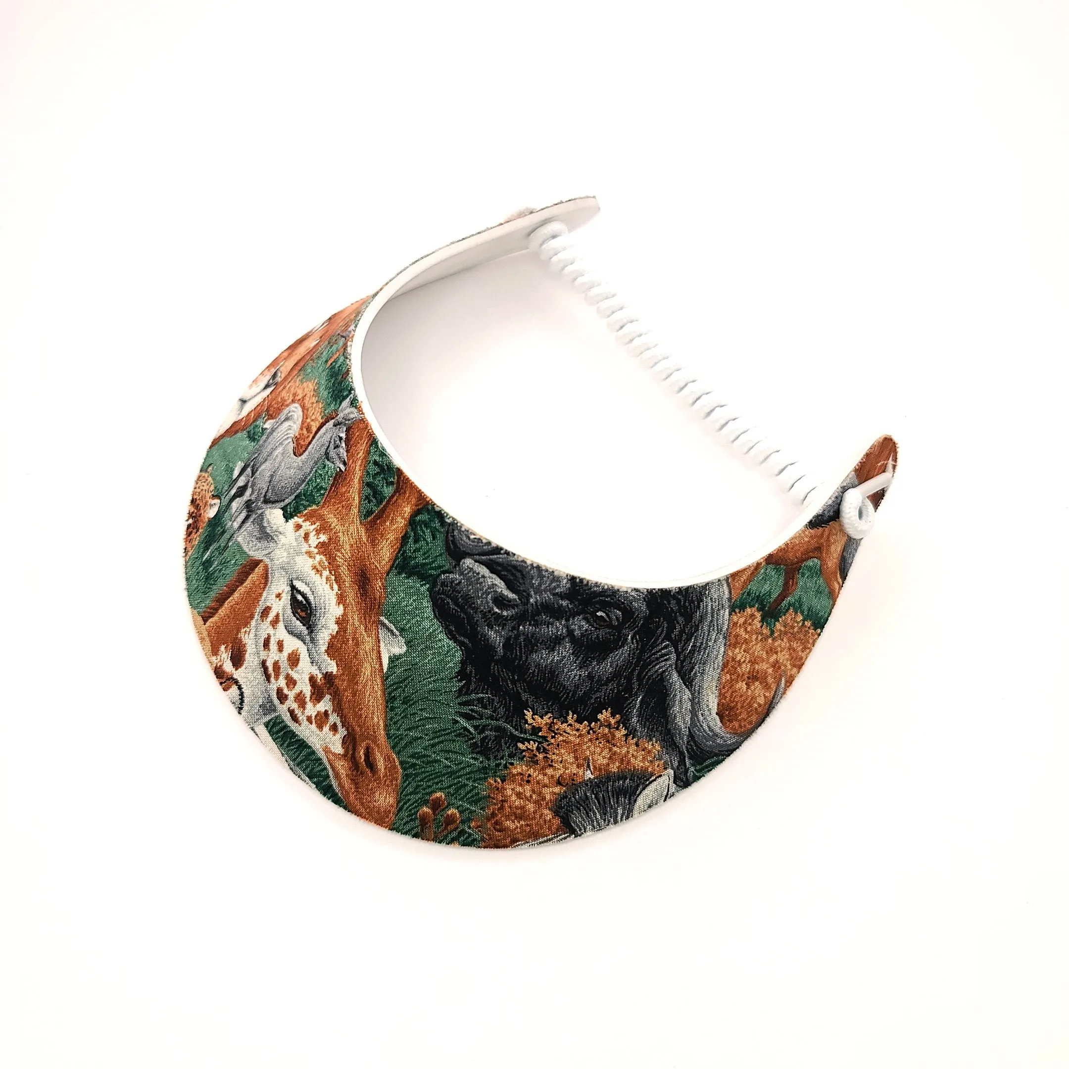 Safari Animals Small Kids Brim Miracle Foam Sun Visor