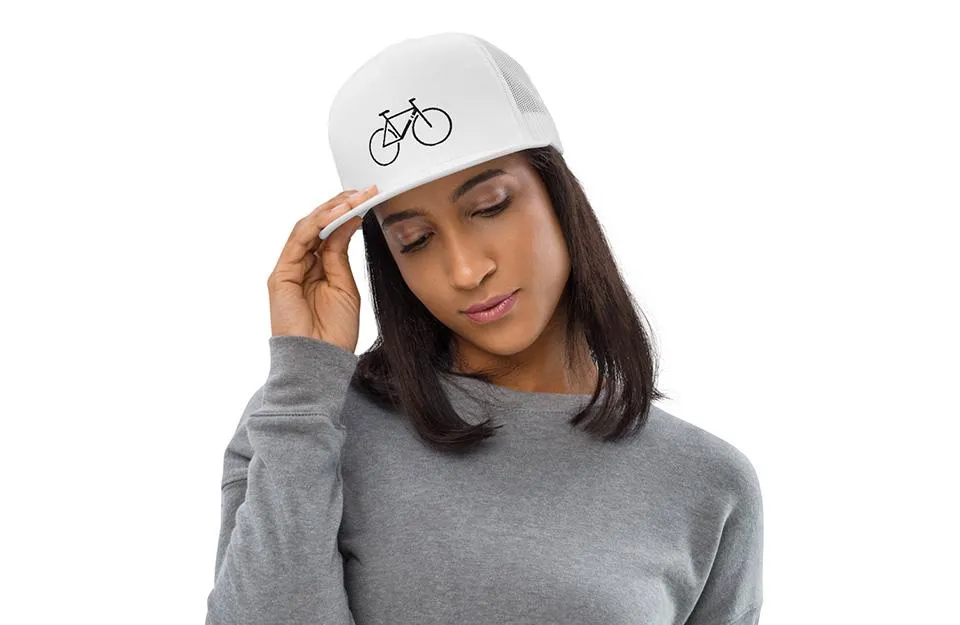 Single Speed - White Trucker Cap