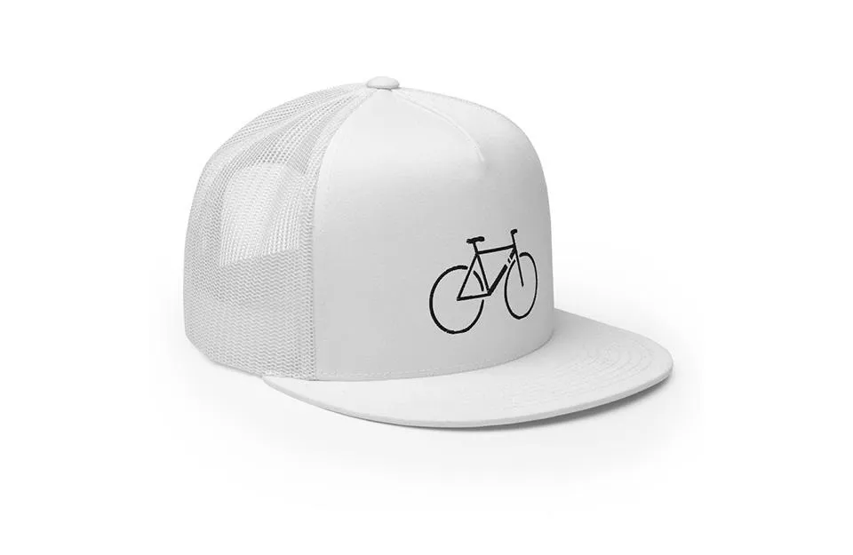 Single Speed - White Trucker Cap