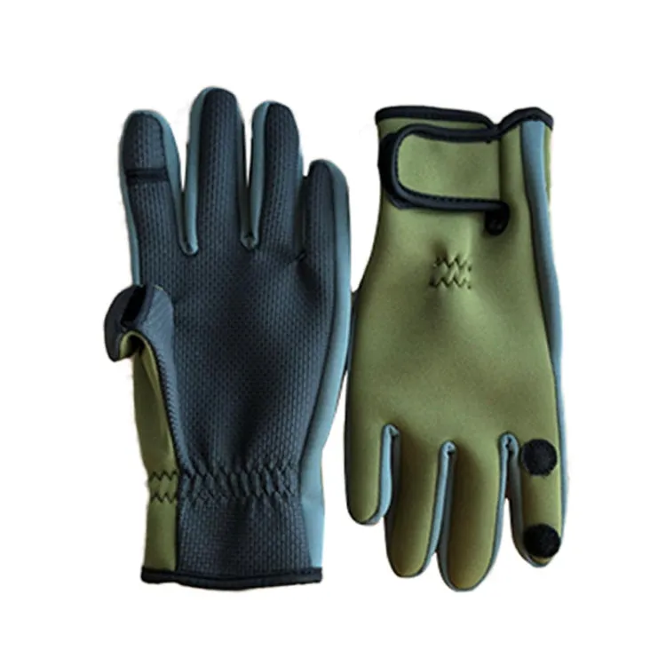 SKD-1102 Outdoor Bicycle Sports Fishing Gloves, Size: XL(Green)