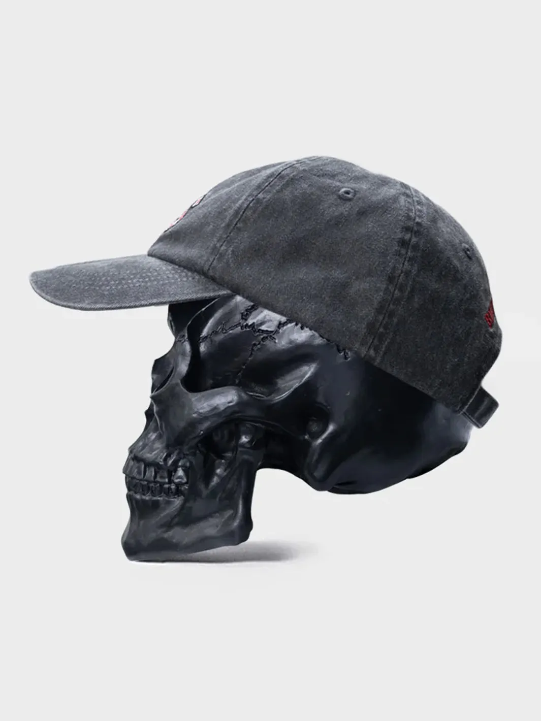 SQUEALER DAD CAP - WASHED BLACK