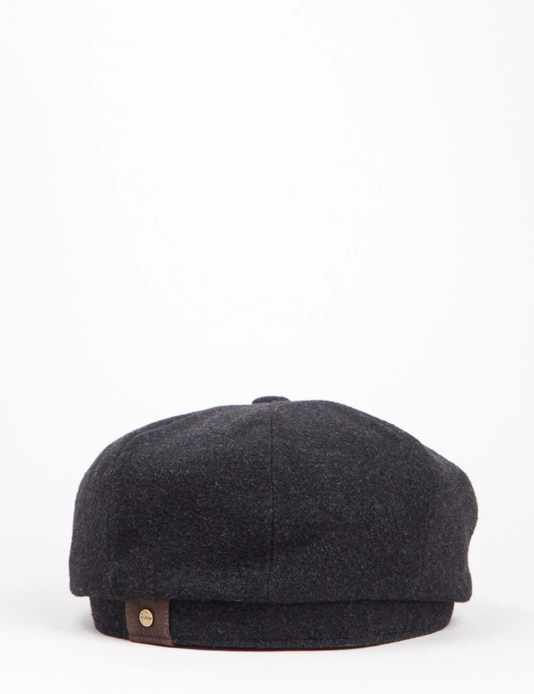 Stetson Hatteras Newsboy Cap (Wool/Cashmere) - Charcoal Grey