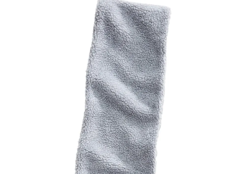 Sun   Stone Men's Solid Fleece Scarf Grey Size Regular