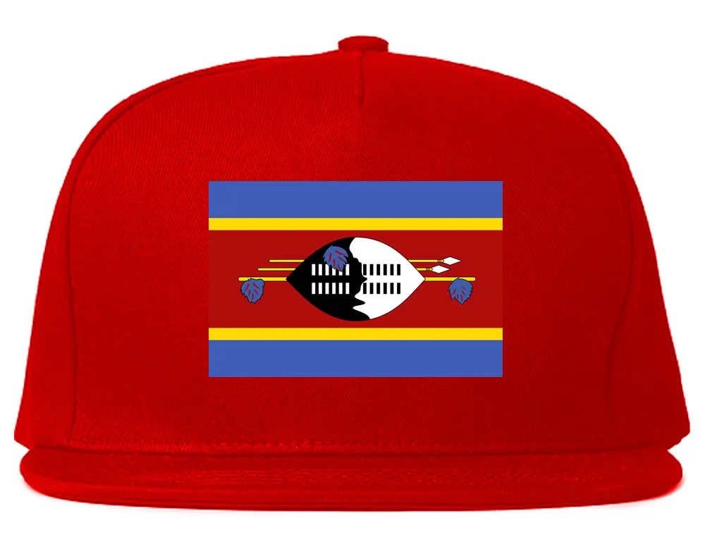 Swaziland Flag Country Printed Snapback Hat Cap