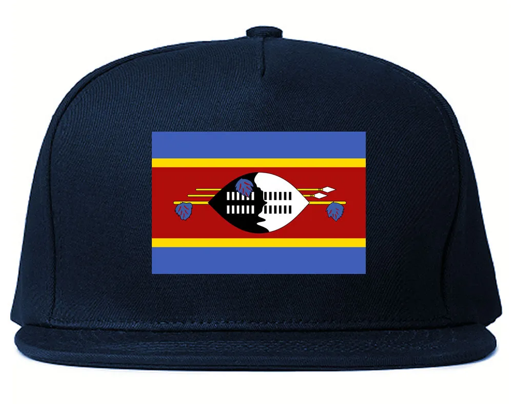 Swaziland Flag Country Printed Snapback Hat Cap