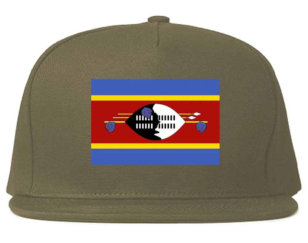 Swaziland Flag Country Printed Snapback Hat Cap