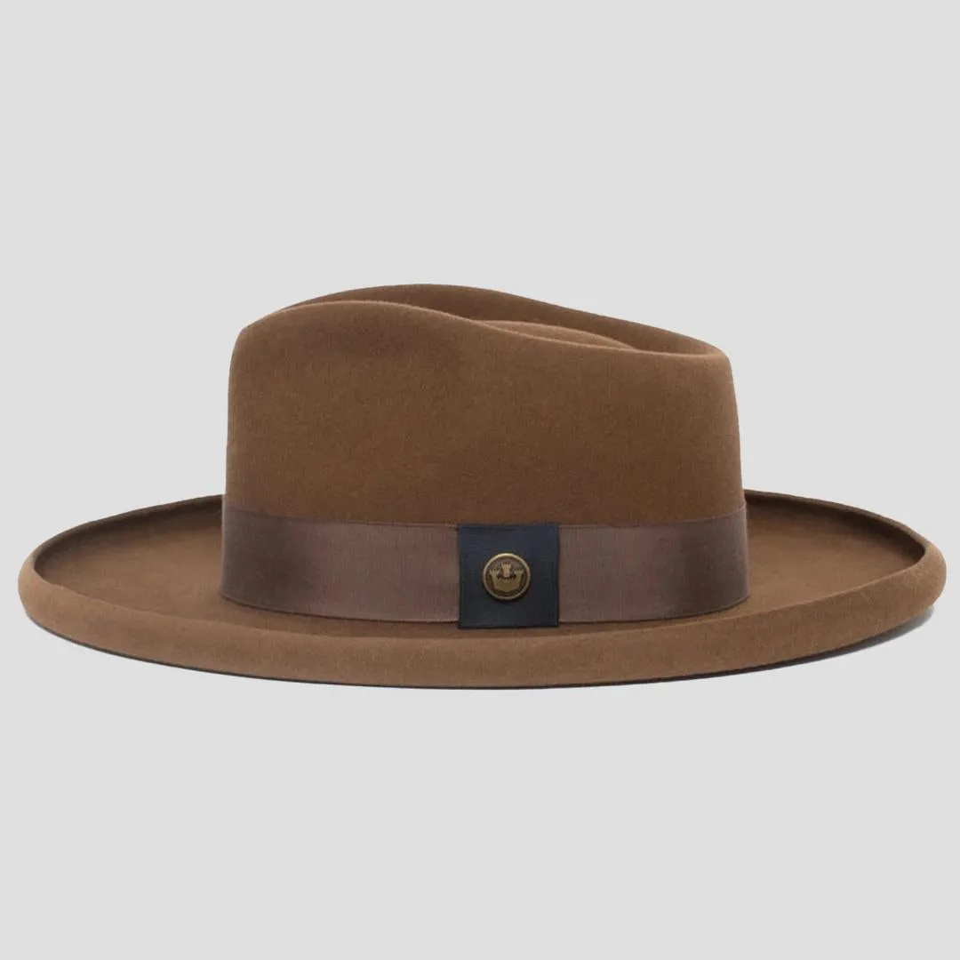 Tasteful Wide Brim Felt Fedora