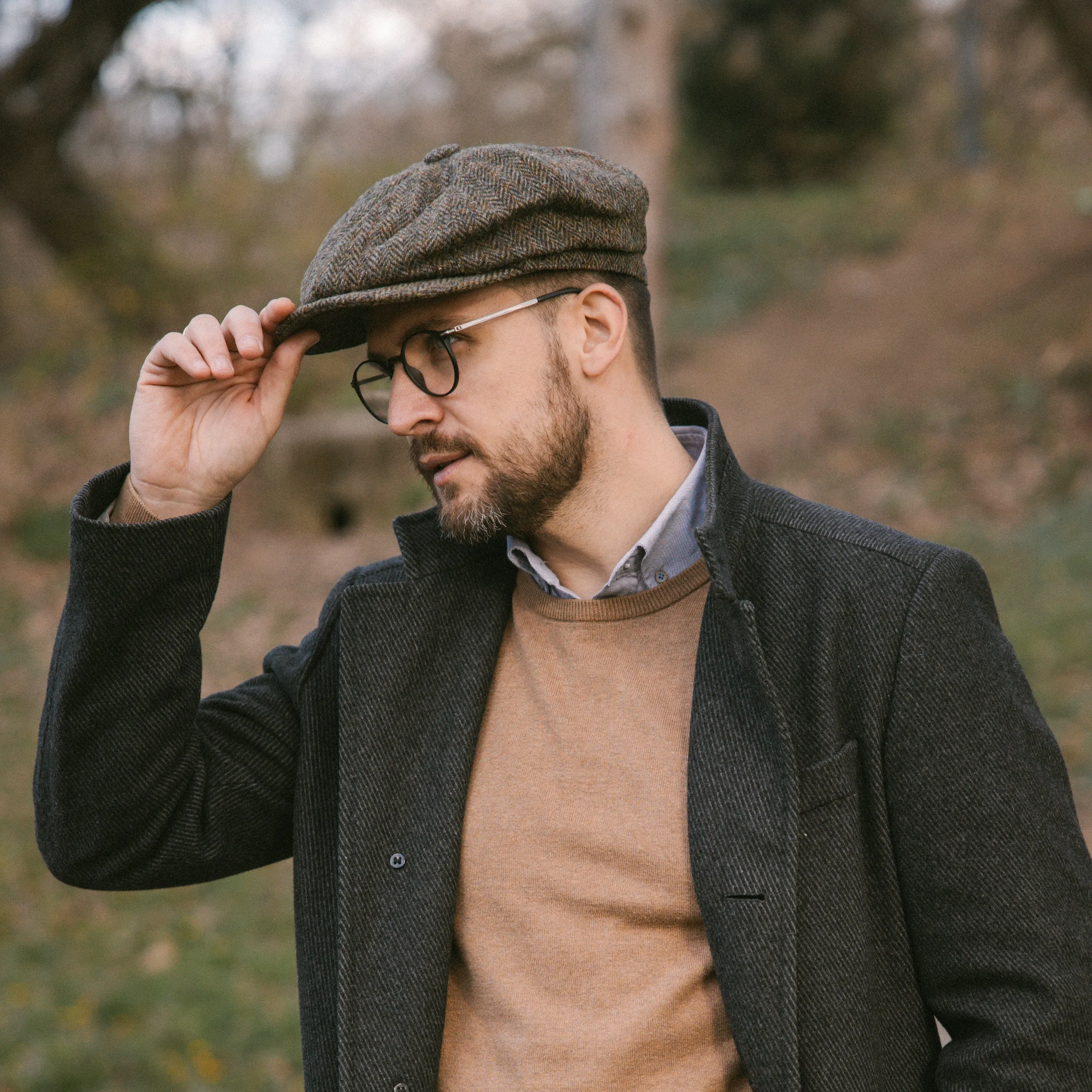 The Lomond - Newsboy Harris Tweed Cap