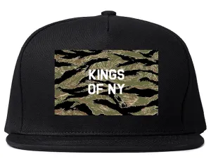 Tiger Stripe Camo Army Snapback Hat Cap