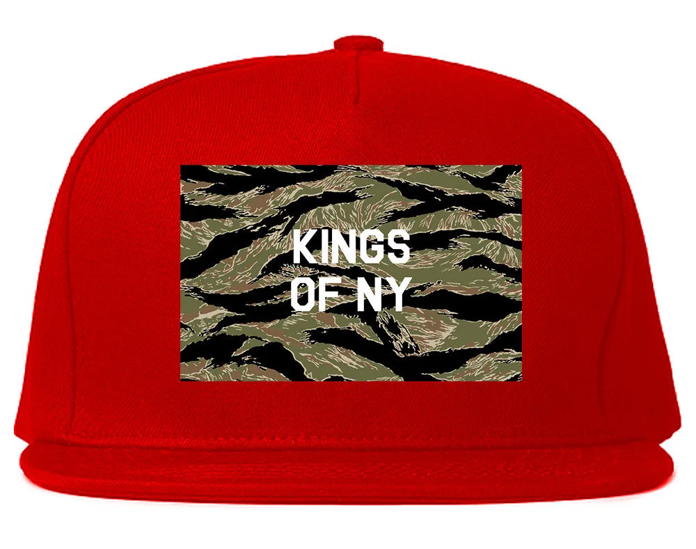 Tiger Stripe Camo Army Snapback Hat Cap