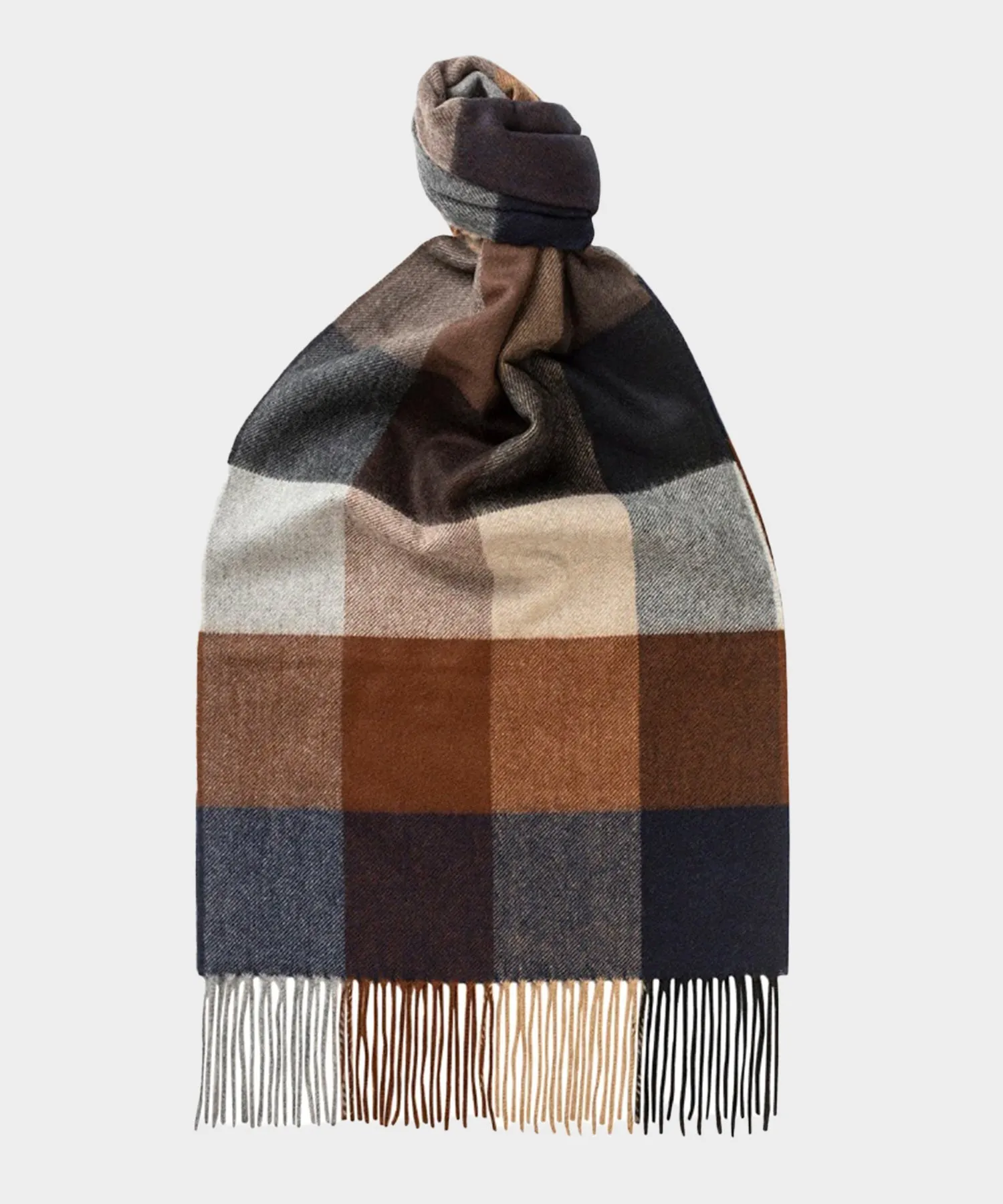 Todd Snyder x Joshua Ellis Color Block Scarf in Woodland