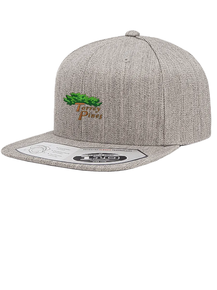 Torrey Pines FLEXFIT 110 Premium Flat Bill Snapback Cap