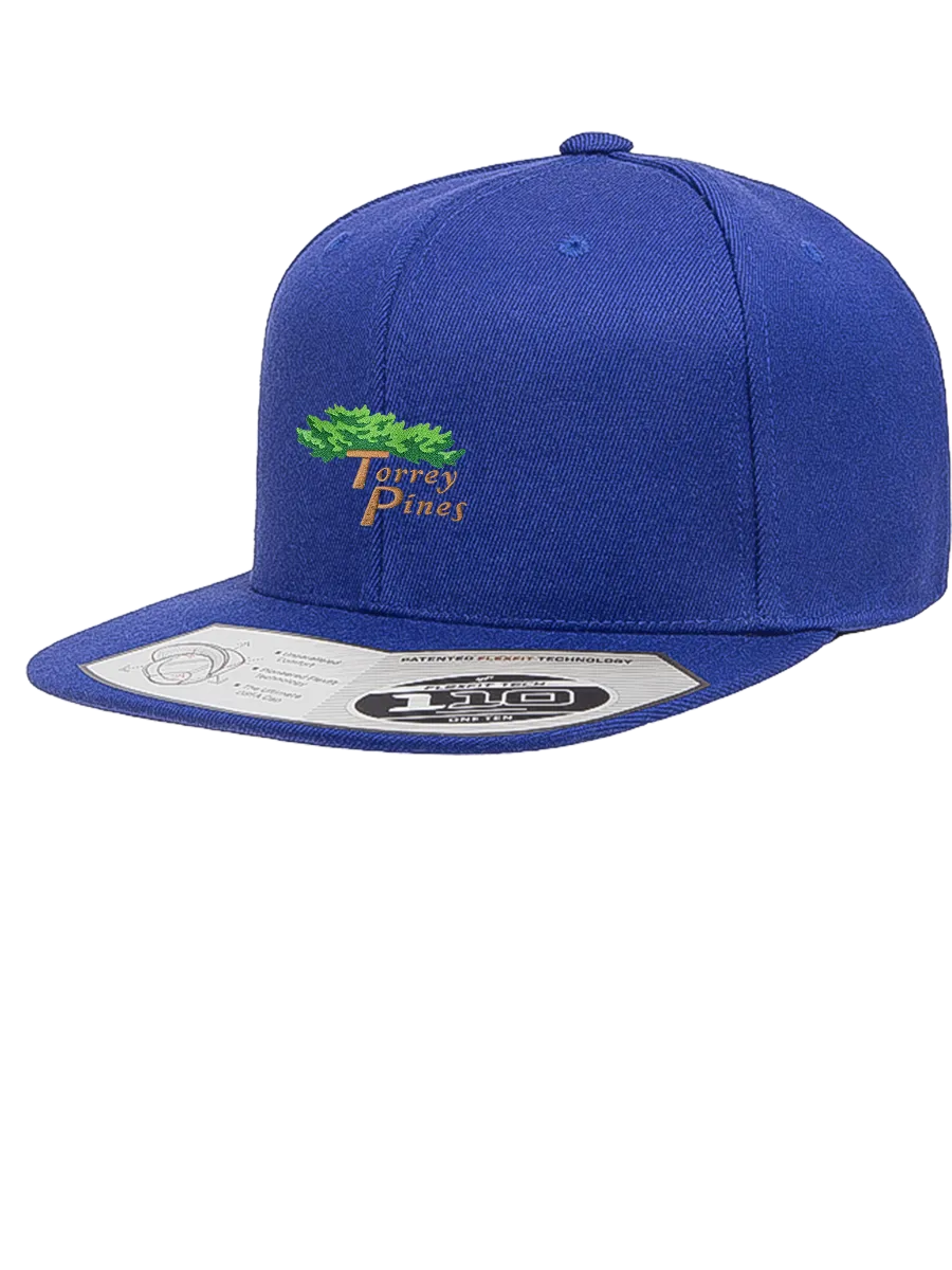 Torrey Pines FLEXFIT 110 Premium Flat Bill Snapback Cap