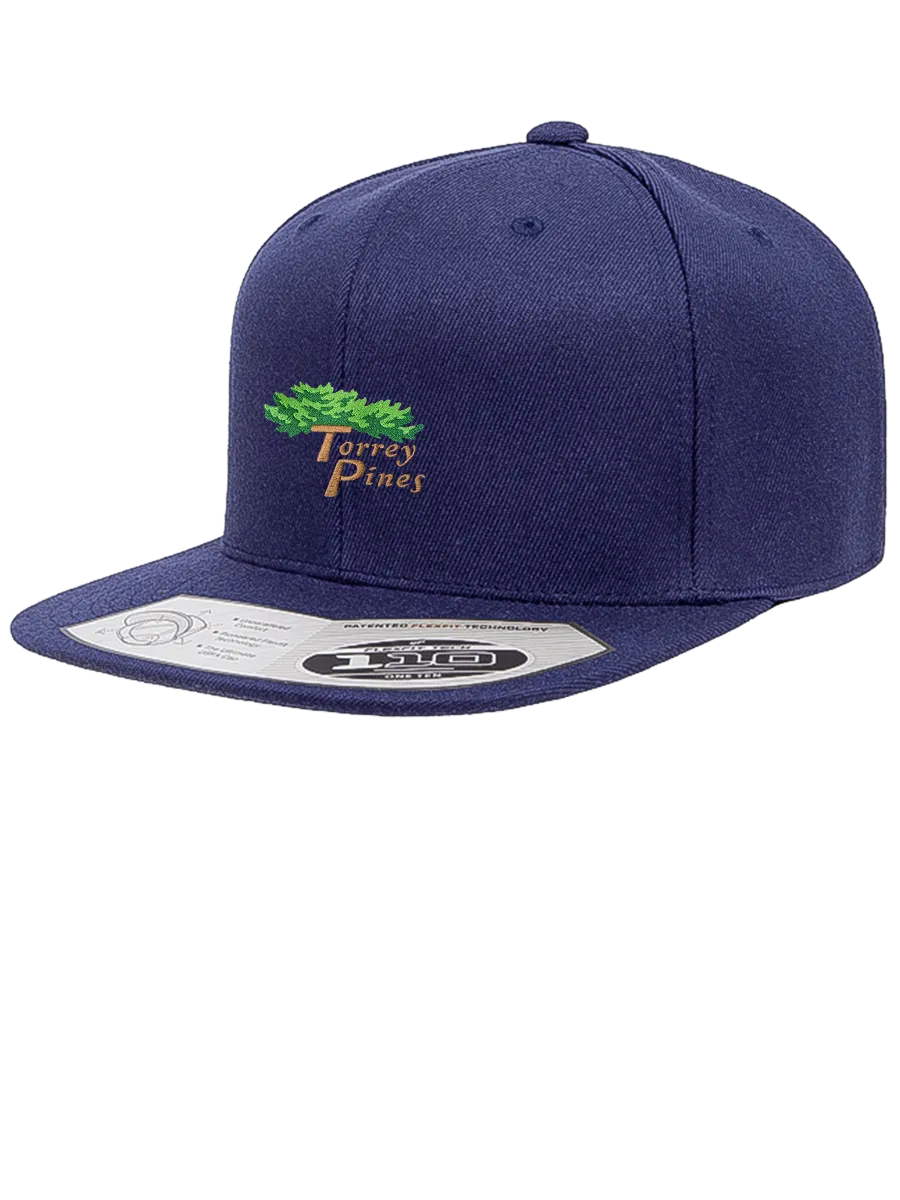 Torrey Pines FLEXFIT 110 Premium Flat Bill Snapback Cap