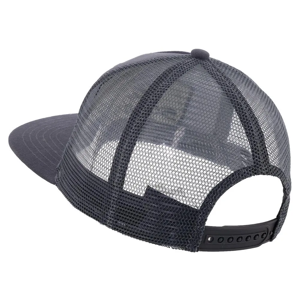 Trucker Cap Snap Back Charcoal and Grey