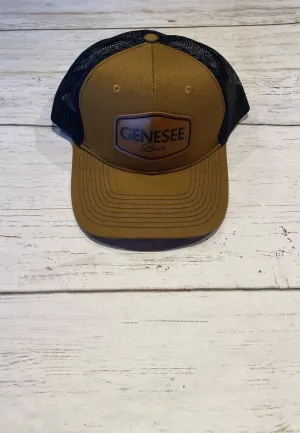 Trucker Patch adjustable hat Tan/ Black