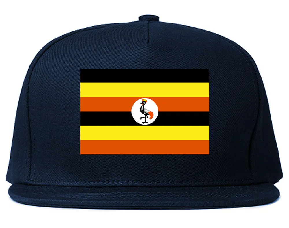 Uganda Flag Country Printed Snapback Hat Cap