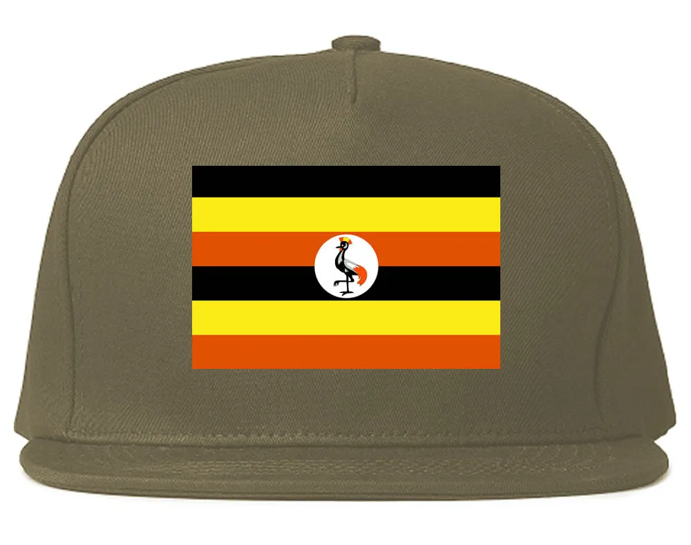 Uganda Flag Country Printed Snapback Hat Cap