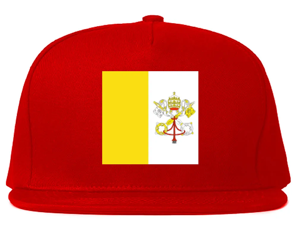 Vatican Flag Country Printed Snapback Hat Cap